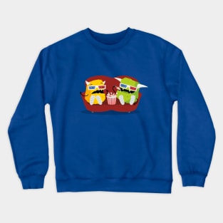 Horror movie night Crewneck Sweatshirt